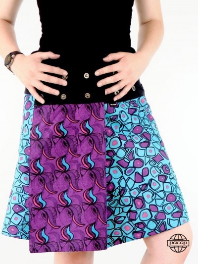 2 in 1 skirt for women with pattern