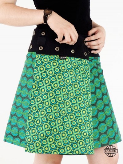 reversible green skirt one size