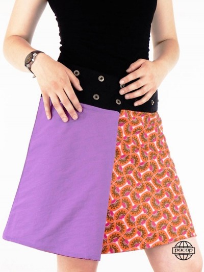 colorful wrap skirt