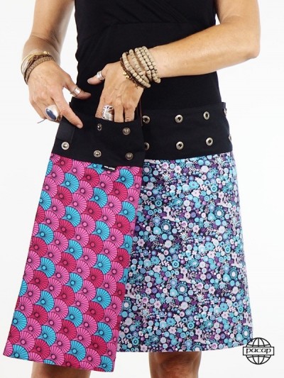 reversible wrap skirt