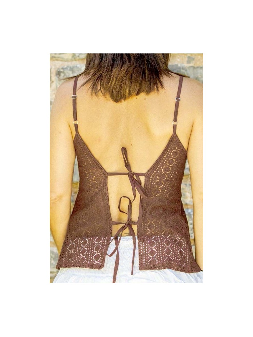 lace top, embroidered top, thin straps top, woman top, woman tank top.