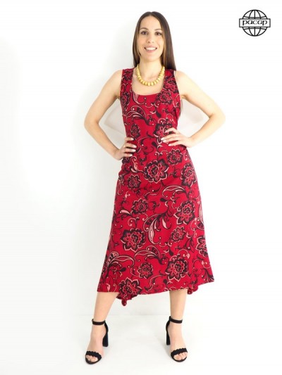Long dress, summer dress, burgundy red dress, woman dress