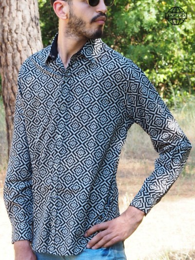 men's quality long-sleeved shirt