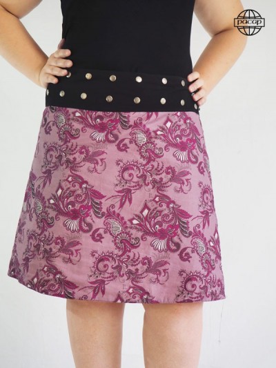 Skirt Future Maman Longue Asymetrical Buttons