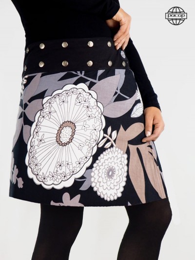 jupe imprimé florale pour femme