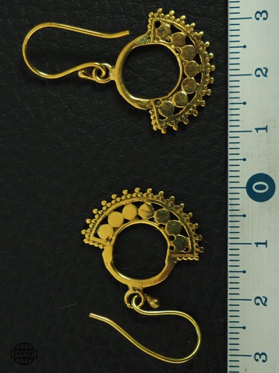 Boucle d'oreille 3cm originale bijoux orné
