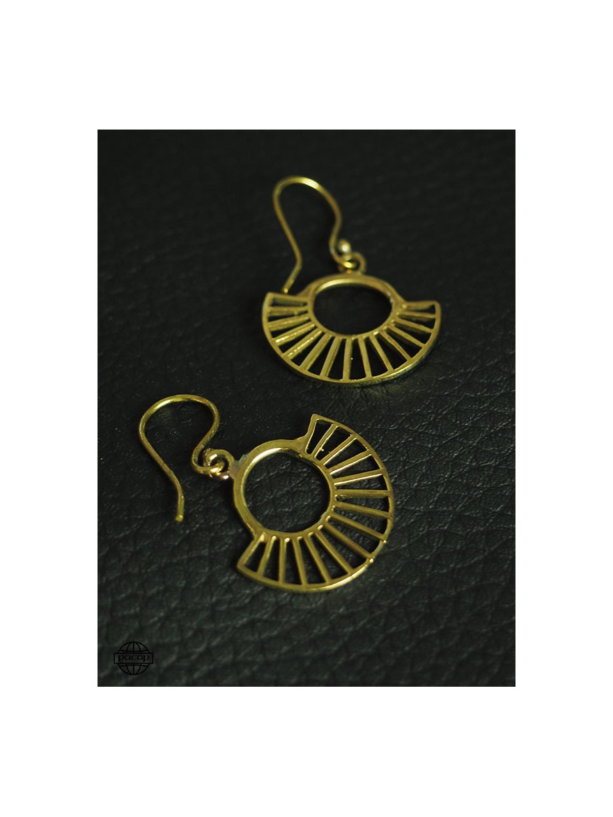 Original oriental sunrise jewelry earrings
