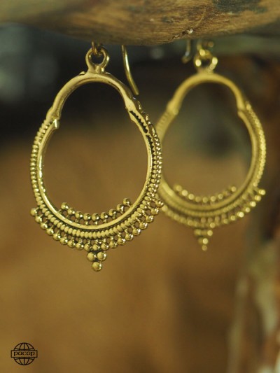 Gold brass jewelry for women