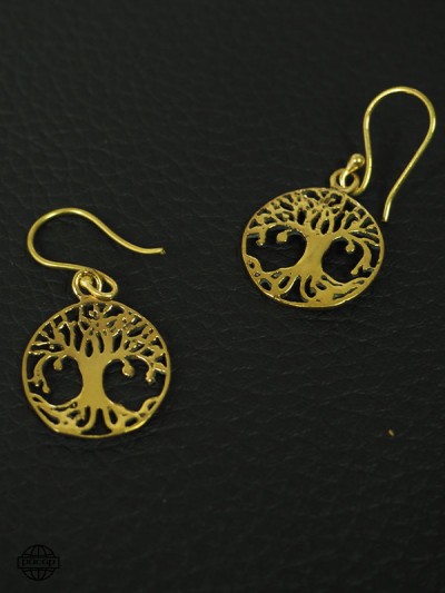 Tree of life hippie chic jewelry earrings