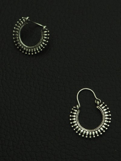 Silver-plated earrings ear pendant or ear piercing face jewelry