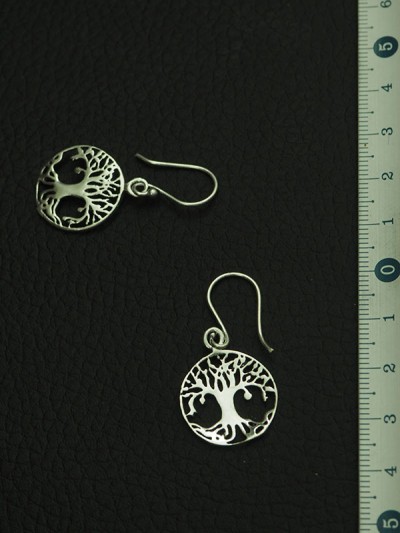 Original round tree of life earrings