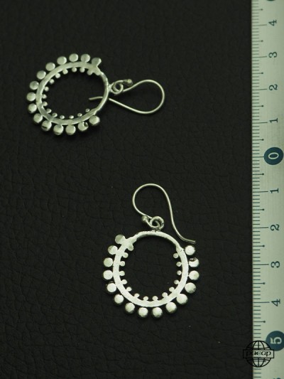 Small dangling earrings silver jewels