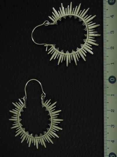 Dimensions earrings medium size 4.5cm long and wide