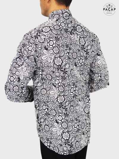 men's floral dress shirt