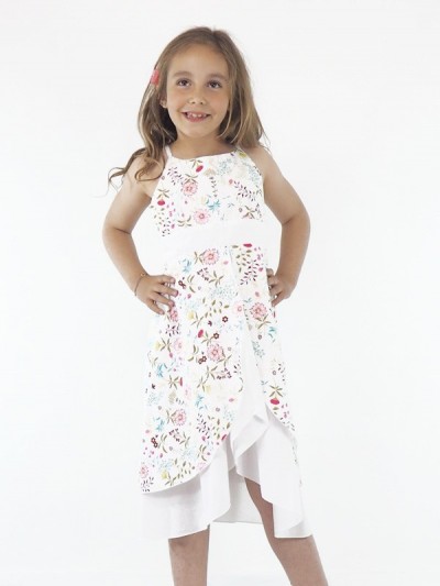 robe blanche dos nu fille distributeur France