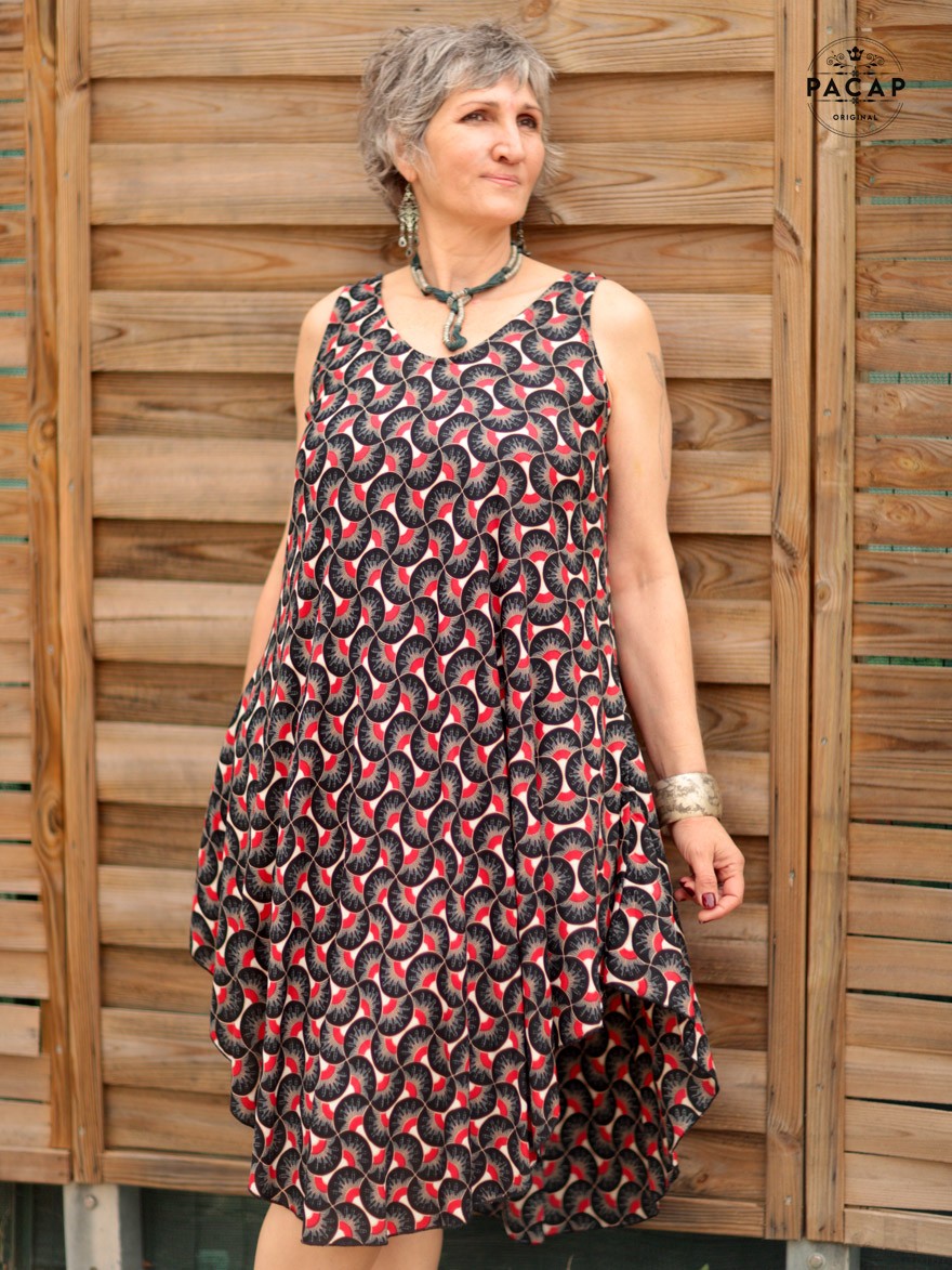 Ethnic printed dress