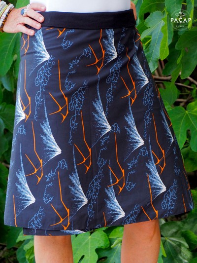 skirt adjustable waist reversible skirt 2 in 1 adjustable waist snaps adjustable belt