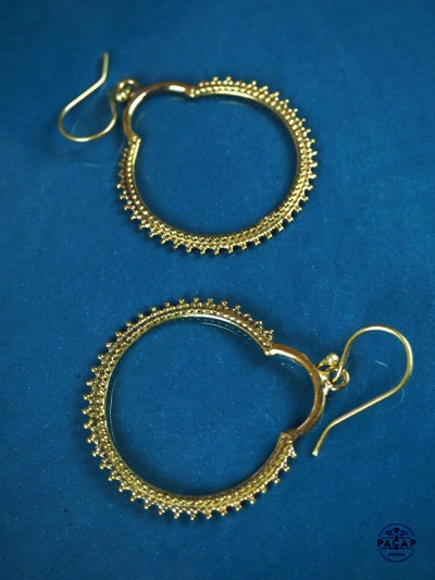 bijou accessoire fantaisie circulaires indienne hippie dorée