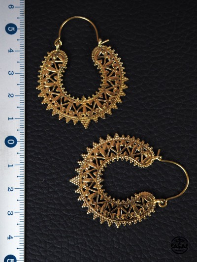 gold creole circle ethnic indian accessory