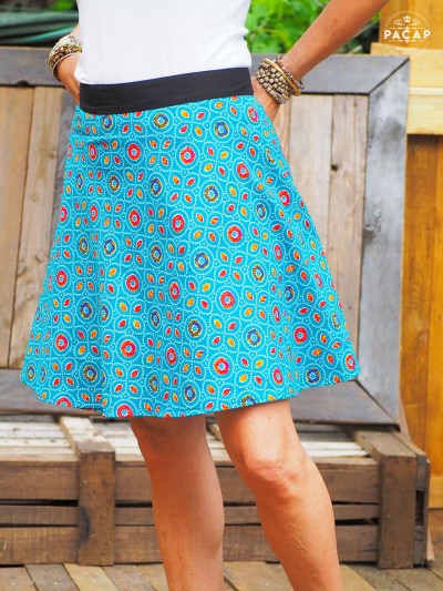 floral skirt, tie skirt, summer skirt, wholesale skirt, skirt for going out, beach skirt, sun skirt,