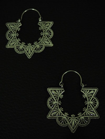 Indian star earrings
