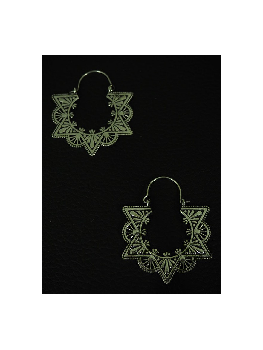 Indian star earrings