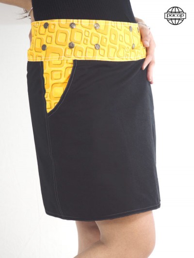 Skirt with high end HD print and snap buttons to adjust sizes to your body type