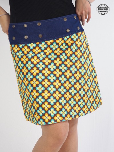 High quality HD floral skirt