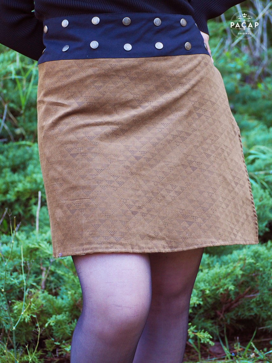 Jupe Marron American Girl Taille 10 Fille - Occasion Très Bon état