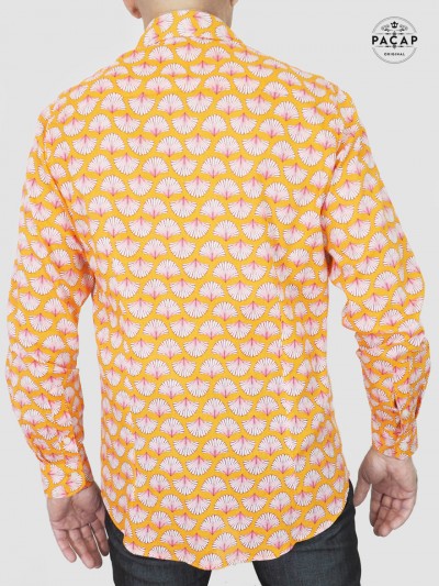 chemise ajustée voile de coton vacance tahiti bali, australie