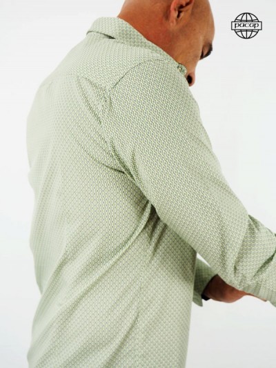 chemise manche longues en coton de qualité pour homme