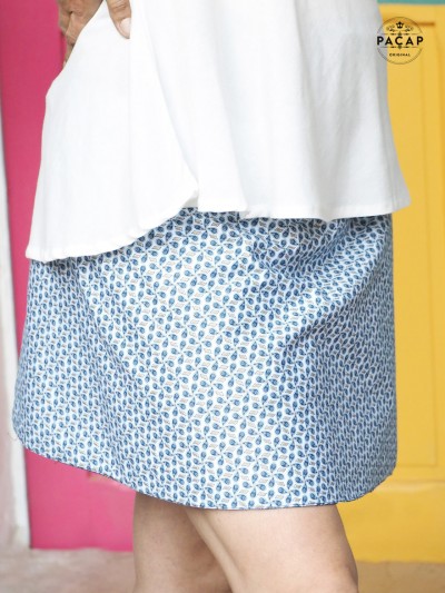 classic white skirt formal wear paisley paisley print small pattern