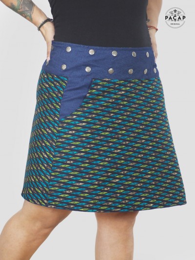 high-waisted women's skirt