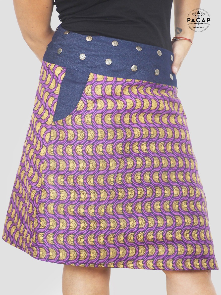 women's printed skirt