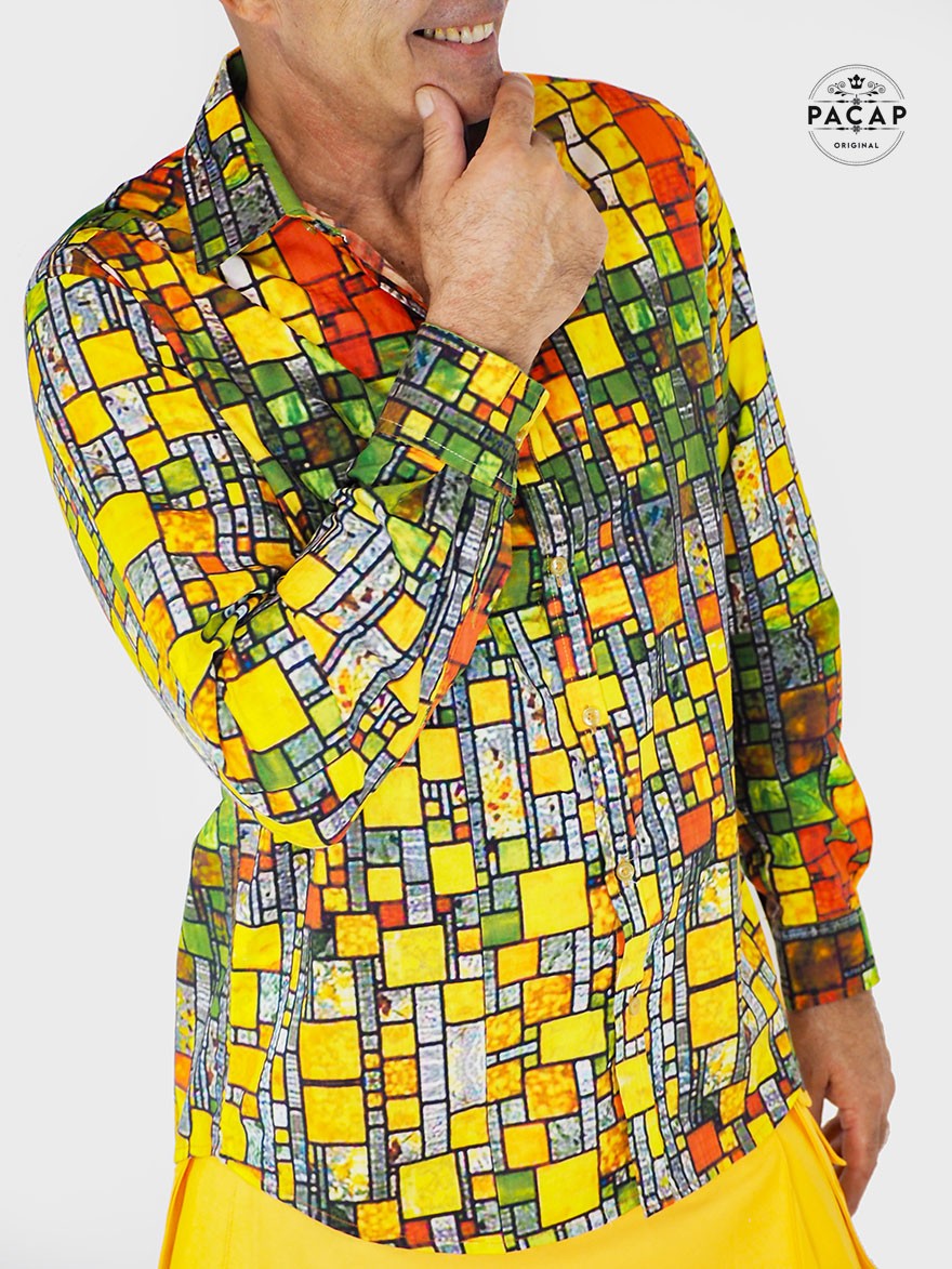 Chemise avec motifs
