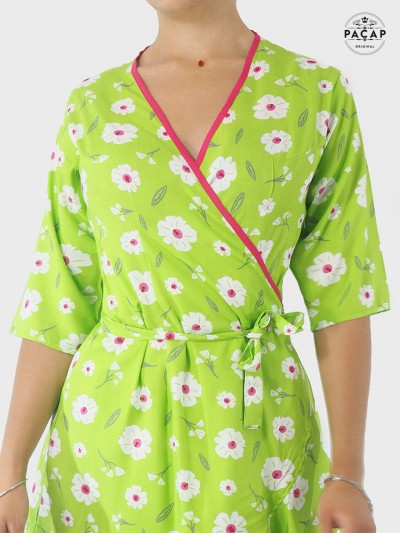 robe verte pomme, robe cache coeur femme, robe pas cher, grossiste robe courte france, boutique robe marseille toulon