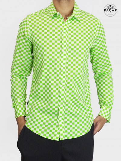 chemise taille S, chemise coton homme , chemise décontractée, chemise été