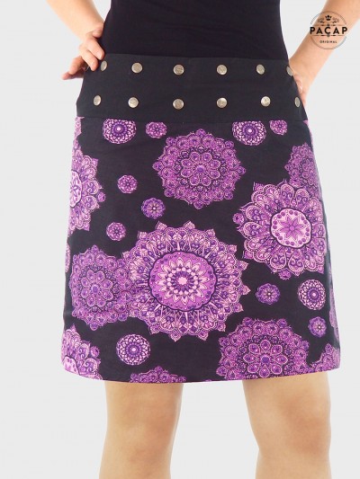 jupe violette femme