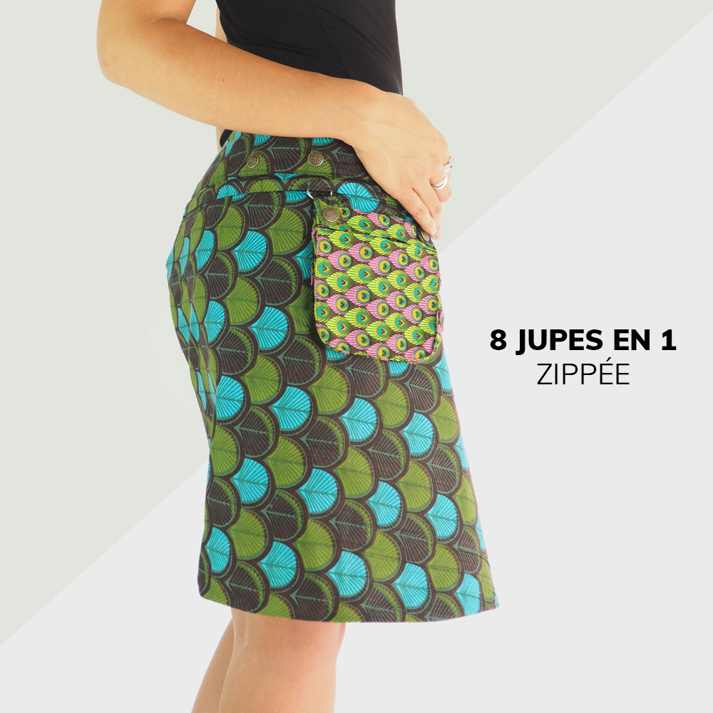 COLLECTION ÉTÉ - JUPE TRANSFORMABLE